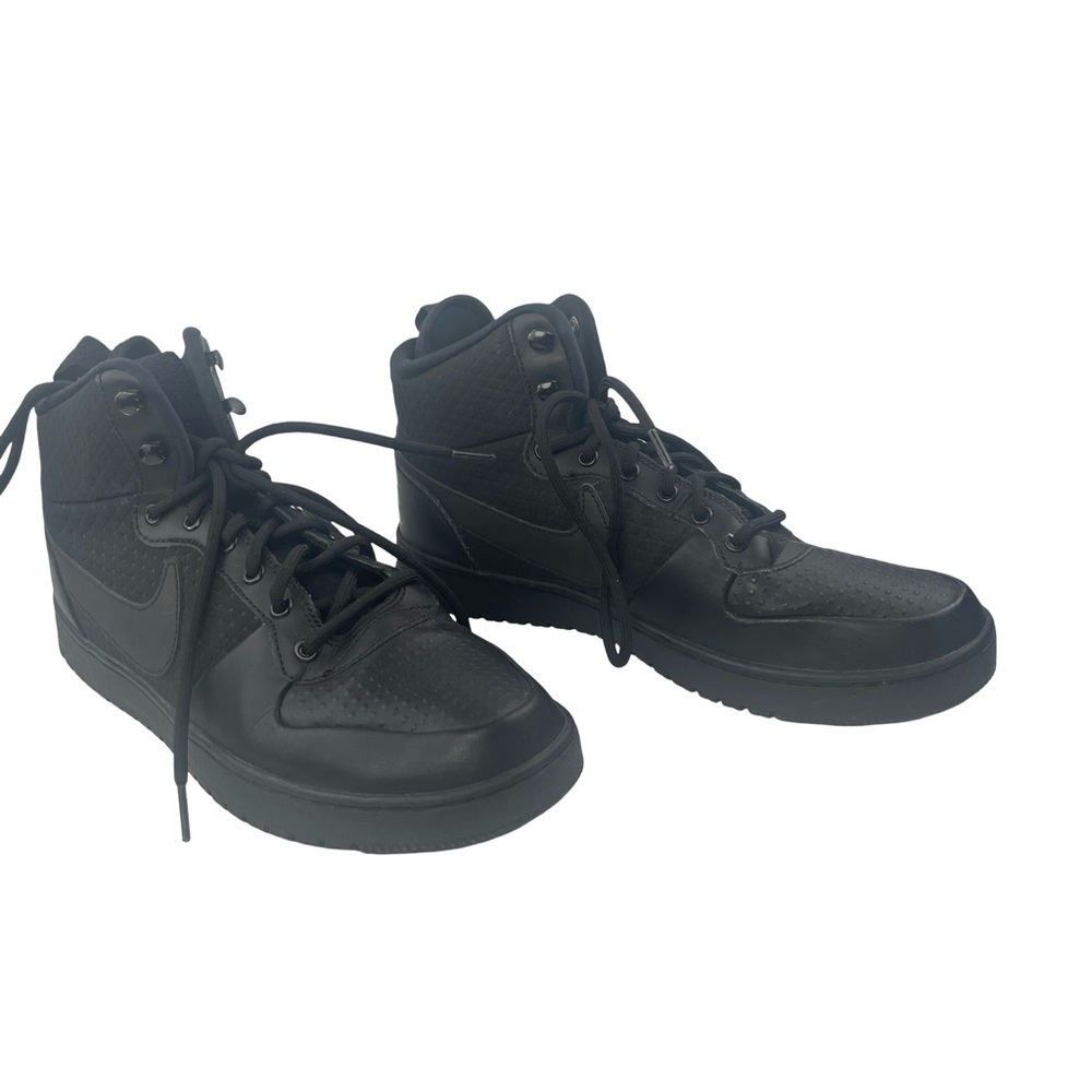 Nike Men's Sneakers Shoes Court Borough Mid Winter Black Size 10
